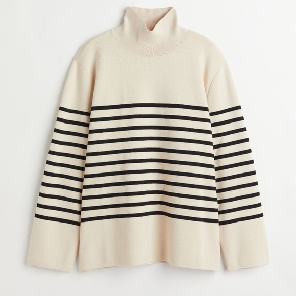 H&M Sweaters Hm High Collar Sweater Poshmark